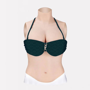 Prótesis de Senos de Silicona con Cuello Alto en Forma de Lágrima, Talla G, Realistas, para Cosplay y Crossdressing (Hombre a Mujer) - Product Image 6