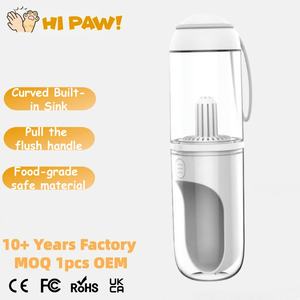 Botella de Agua Portátil para Mascotas, Diseño Ecológico en Forma de U, Filtro Incorporado, Dispensador de Viaje para Exteriores con un Solo Toque para Perros, Gatos y Aves - Product Image 1