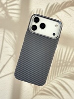 Étui de téléphone professionnel en fibre de carbone pour iPhone 18 Pro Max, coque rayée pour Samsung S26 ULTRA avec cadre de protection d'objectif
