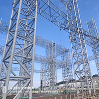 Structure en acier préfabriquée Q235 pour la construction de toitures de bâtiments à ossature spatiale