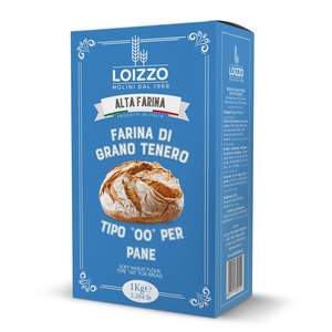 Farine de blé tout usage de qualité supérieure, fabriquée en Italie, pour pain, en sac sous vide de 10 kg, pour un goût savoureux et équilibré - Product Image 1