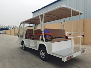 Autobús Turístico Eléctrico Abierto, 14 Asientos, Motor AC de 4KW, Freno de Doble Circuito, Suspensión Delantera Independiente, Transporte para Zonas Turísticas, 30 Km/h - Product Image 6