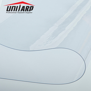 Film transparent de PVC de PVC mou extérieur imperméable 700 microns de bâche transparente <span class=keywords><strong>pour</strong></span> le rideau - Product Image 4