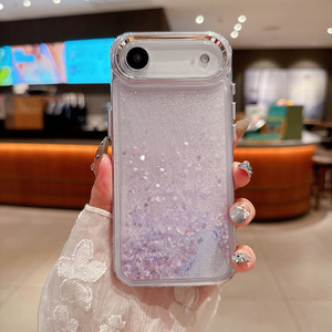 <span class=keywords><strong>Funda</strong></span> para Teléfono Móvil con Marco de Cámara Electrochapado Quicksand, Compatible con iPhone 17 16 Pro Max/15/14/13, Fundas para Mujeres - Product Image 2