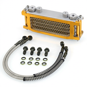 Radiatore in alluminio per moto fuoristrada, Monkey Bike, Underbone Bike, motore 50-140cc, molto venduto - Product Image 4