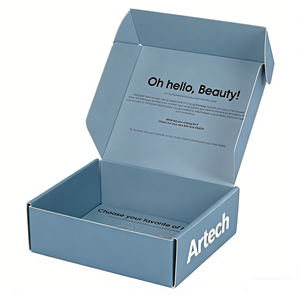 Caja de Embalaje de Cartón Corrugado Rectangular para Envíos de Zapatos con Logotipo Impreso Personalizado y Reciclable - Product Image 1