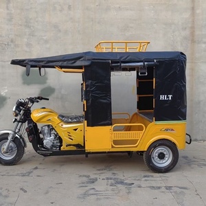 รถตุ๊กตุ๊กแบบมีหลังคาปิดเต็มคัน สำหรับผู้ใหญ่ ความปลอดภัยสูง เหมาะสำหรับการขนส่ง รถสามล้อ 3 ล้อ ยอดนิยม ใช้เชื้อเพลิง - Product Image 4