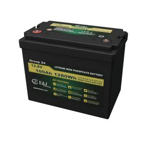 Аккумуляторная батарея EJ EJ12100FE 12В 100Ач LiFePO4 — глубокого разряда, перезаряжаемая, 6000 циклов, BMS 100А, -20-60°C, макс. 8 элементов - Product Image 2