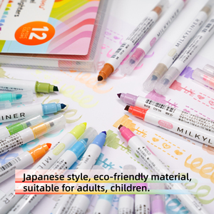 Juego de Marcadores <span class=keywords><strong>Pastel</strong></span> Personalizables, 24 Colores <span class=keywords><strong>Pastel</strong></span>, Marcadores Bíblicos, Sin Sangrado, Punta Doble, Fluorescentes - Product Image 3