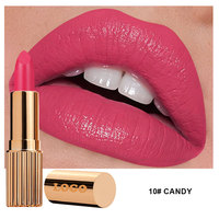 Rouge à lèvres mat fruité en gros, longue tenue, soyeux, anti-transfert, inaltérable, maquillage batom