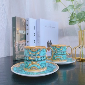 New Product 2 <b>Cups</b> <b>Sets</b> Ceramic Western Europe Luxury Coffee <b>Sets</b> Living Room <b>Sets</b> Porcelain Tea <b>Cups</b> and Saucers - Product Image 4