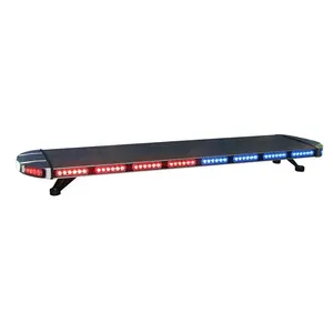 Faro estroboscópico led para coche, señal de tamaño completo de 120cm, rojo, azul, ámbar y blanco, barra de luz de emergencia, TBD-GA-8800H