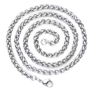 Collier chaîne en acier inoxydable en gros |   Épaisseur de 4 à 10 mm |   Bijoux durables et élégants pour hommes et femmes |   Commandes en gros - Product Image 3
