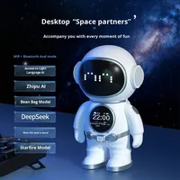Robot éducatif intelligent à thème astronaute avec IA, interaction vocale, écran LED et contrôle par application
