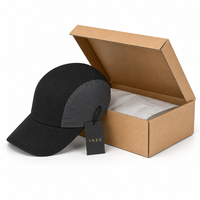 Casquette Jockey Enfant 5 Panneaux Style Camper Bicolore Logo Personnalisé Chapeau de Soleil Réglable pour Tout-Petits Garçons Filles Vente en Gros Fournisseur OEM