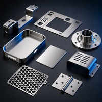 Pièces découpées au laser sur mesure en laiton et acier inoxydable 304 316 SS, service de fabrication de tôlerie, usine OEM de précision, marque Gonuo