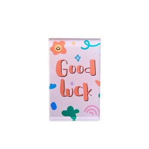 Personalised Odm Custom Modern Magnets Acrylic Souvenir Square Magnetic Cute Fridge Magnet With Words - Product Image 1