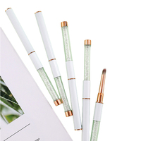 Personnalisez votre LOGO – Pinceau à ongles en acrylique Kolinsky, pinceau anti-poussière pour nail art, pinceau liner, colle à ongles, ensemble de pinceaux 3D pour ongles