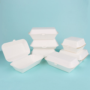 אריזות מזון מהיר תיבת נייר נייר מזון חד פעמי אריזה אישית לוגו מותאם אישית - Product Image 1