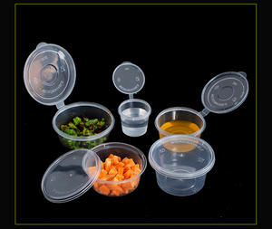 Tasse à soufflé à paroi unique de <span class=keywords><strong>2oz</strong></span> avec élimination du couvercle PP Restaurant Take Sauce Portion Tasse <span class=keywords><strong>PET</strong></span> Condiment Cups for Take - Product Image 6