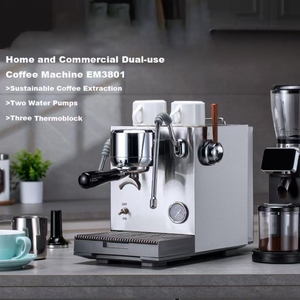 Máquina de Café Espresso Profesional de 9 Bares, Sistema de Doble Caldera, Acero Inoxidable, para Hoteles, Uso en Exteriores, Semiautomática, Gran Venta - Product Image 6