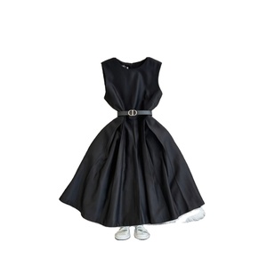 Abito Mini Elegante <span class=keywords><strong>da</strong></span> <span class=keywords><strong>Donna</strong></span> di Alta Gamma 2026 Stile Francese con Scollo Rotondo e Cintura Formale in Vita - Product Image 5