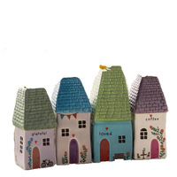 Mini Vase en Céramique Émaillée Colorée pour Fleurs Séchées, Décoration Murale en Forme de Cheminée, Petit Ornement pour Salon et Chambre à Coucher