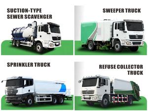 Camion balayeuse routière intégrée haute pression pour l'entretien sanitaire municipal, modèle robuste pour l'extérieur, fabriqué en Chine - Product Image 3