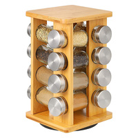 Supports à tiroirs à épices en bambou personnalisés, organisateur extensible pour armoire de cuisine