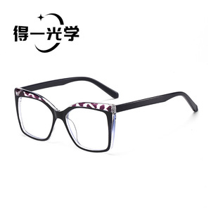 แว่นตา De Yi Optics ทรงแคทอาย กรอบพลาสติก ป้องกันแสงสีฟ้า สำหรับอ่านหนังสือ 男女兼用 - Product Image 4