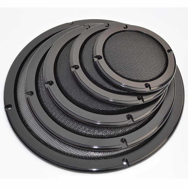 OEM C0662 Loudspeaker Round Metal Mesh Cover 4/5/6.5/8/10" Inch Loudspeaker Cover Decoration Horn Net Cover