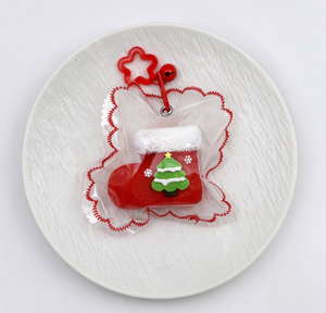 Mini Juguete de Silicona para Apretar con Forma de Navidad, Llavero, Bonito Regalo para Fiestas Navideñas, Accesorio para Bolsas de Regalo - Product Image 5