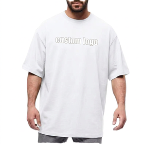 Camiseta Oversize Verde de Algodón con Logo Personalizado para Hombre, Camiseta Negra de Manga Corta con Cuello Redondo, Estilo Casual Sólido con Letras Frontales, Estilo Urbano - Product Image 5