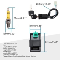 GOOFIT — Kit reconstructible, harnais de câblage CDI, bougie d'allumage pour ATV, Quad, Buggy, Go Kart, 50cc, 70cc, 90cc, 110cc et 125cc