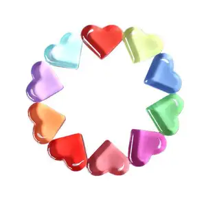 Heart Shape Design Crystal Glass Refrigerator Magnetic Stick Manufacturers Buy Best Price Fridge Magnet