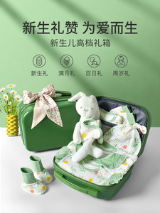 Conjunto de Ropa de Algodón Puro Clase A para Bebé Niña Recién Nacida, Regalo para el Primer Mes, 100 Días, Primer Cumpleaños, Caja de Regalo con una Colección de Regalos Prácticos - Product Image 3