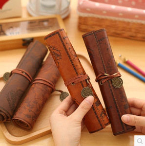 Estuche para Lápices con Diseño Vintage de Mapa del Tesoro <span class=keywords><strong>OKASA</strong></span>, Material EVA, 20.5x31CM, Color Personalizado, Logotipo, para Libros, Maquillaje y Cosméticos - Product Image 5