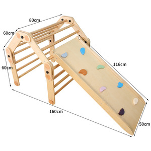 CPC Indoor Kids Patio de juegos de madera Marco de escalada Jungle Gym Play Ground Marco de gimnasio con paquete de juegos - Product Image 5