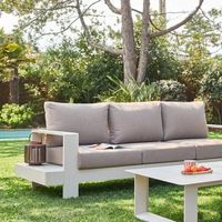 Hochwertiges OEM Outdoor-Möbelset Patio Aluminium-Sofagarnitur Außen-Sessel Wasserdichtes Lounge-Set Langlebig