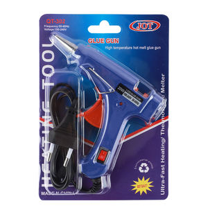 สีฟ้า 20W มินิปืนกาวร้อนชุดสําหรับโรงเรียนหัตถกรรม DIY ศิลปะซ่อมบ้าน Hot-Melt กาวสเปรย์ปืน - Product Image 2