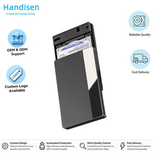 Carcasa para disco duro HDD SSD de 2,5 pulgadas, carcasa transparente de una sola bahía para programadores - Product Image 2