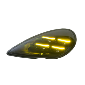 SJC ชุดไฟหน้า LED อัตโนมัติสำหรับ <span class=keywords><strong>Porsche</strong></span> <span class=keywords><strong>Panamera</strong></span> 970.1 2010-2013อัพเกรดเป็นไฟหน้า LED สไตล์2025ใหม่สีเหลืองและสีขาว DRL - Product Image 4