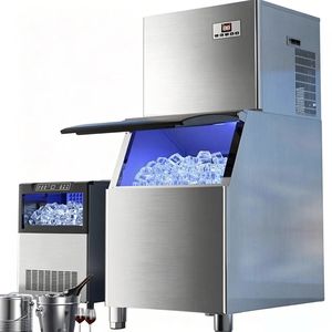 900Kg/24H Automatic Commercial Modular Type <b>Ice</b> <b>Maker</b>, Cube Making Machine High-Accuracy <b>Ice</b> Production Consistently Produces Ic - Product Image 1