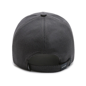Men's Baseball Cap Black Twill Sun Protection Outdoor Casual <b>Hat</b> - Product Image 1
