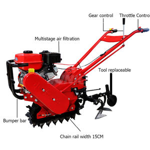 Cultivadores de descascarillado de procesamiento profesional mini cultivador rotativo <span class=keywords><strong>motoazada</strong></span> cultivador moto Rotavator cultivador - Product Image 2