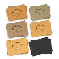 Étiquette en cuir véritable personnalisée, embossée, avec logo personnalisé, patch en cuir, étiquette en cuir avec logo pour sacs à main et vêtements