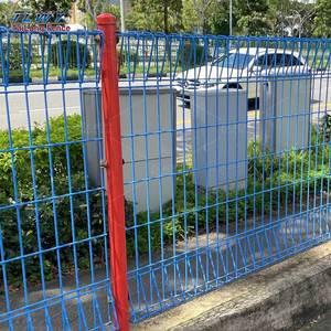 Tlwy Chất lượng cao kim loại vườn/công viên/nhà/sân hàng rào an toàn tường hàng đầu cuộn hàng đầu hàng rào uốn thiết kế BRC dây lưới hàng rào - Product Image 4