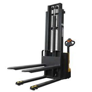Mesin Penumpuk Barang <span class=keywords><strong>1T</strong></span> 1.6M, Forklift Portabel Pengangkat Sendiri, Penumpuk Pallet Listrik Penuh - Product Image 4