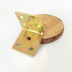 Male Hair <b>90</b> <b>Degree</b> Corner Brace 30x30-1.0mm Color Plated <b>Bracket</b> For Furniture Fixing Hardware Connector - Product Image 3