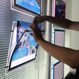 Ultra Slim Poster Illuminated LED Backlit Acrylic Advertising Light <b>Box</b>-Waterproof & Eco-friendly - Product Image 1